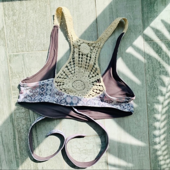 L*Space Crochet Joey Wrap Convertible Bikini Top - Picture 7 of 16